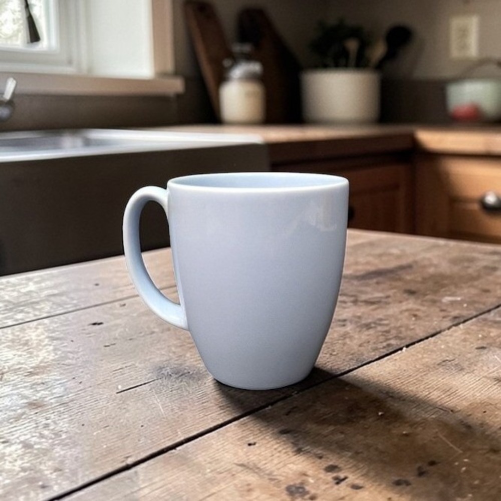Corelle Cornflower Coffee Mug,‎ Vintage Baby Blue Cup, Replacement Stoneware